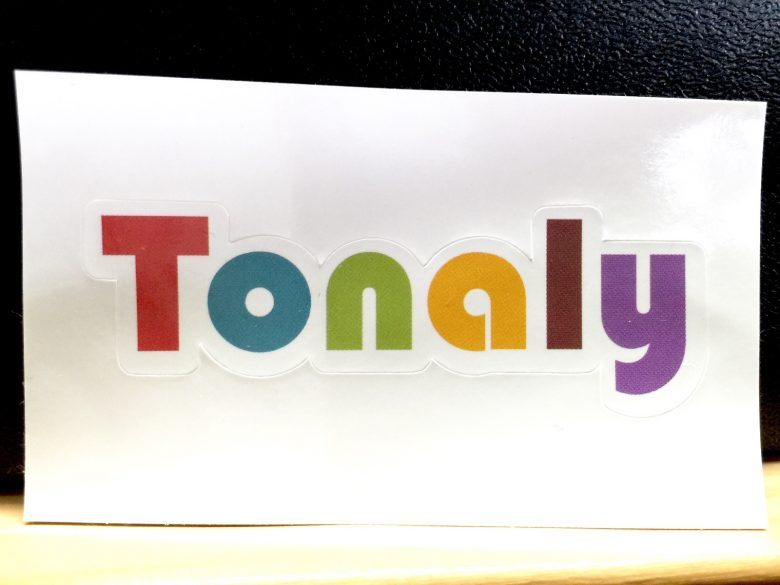 Tonalyステッカー完成しました!