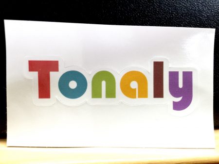 Tonalyステッカー完成しました！