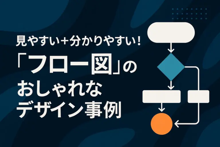 見やすい＋分かりやすい！「フロー図」のおしゃれなデザイン事例11選！